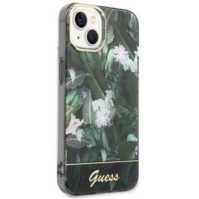 4. Guess GUHCP14MHGJGHA iPhone 14 Plus 6.7" green/green hardcase Jungle Collection