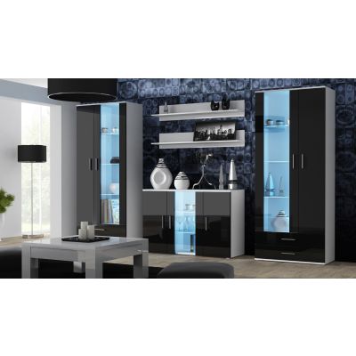 7. Shelf 125cm (2 pcs) SOHO white matt
