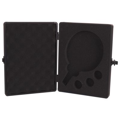 4. CASE COVER FOR RACKET AND 3 BALLS FOR TABLE TENNIS JOOLA ALU BLACK