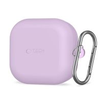 Tech-Protect Silicone Hook Case for Samsung Galaxy Buds 4 / 4 Pro - Purple