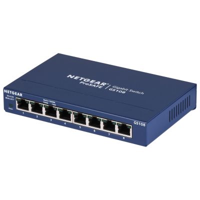 Netgear GS108GE 8p Unmanaged Gigabit Switch