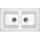 Ceramic sink, 2-bowl, ZCL_620N 5908212037836