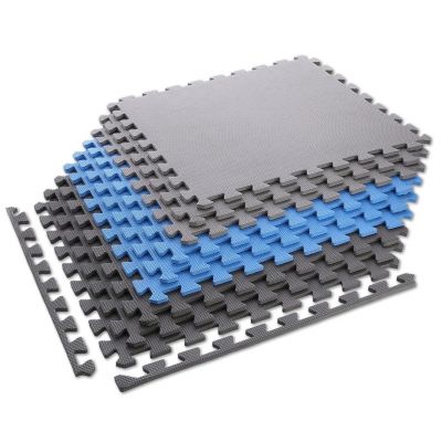 2. Multipack One Fitness MP10 puzzle mat blue-gray 9 pieces 10 mm