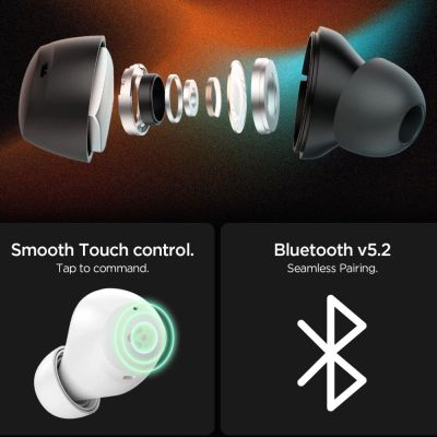 7. Spigen SA2401 ANC Pro Wireless Headphones - White