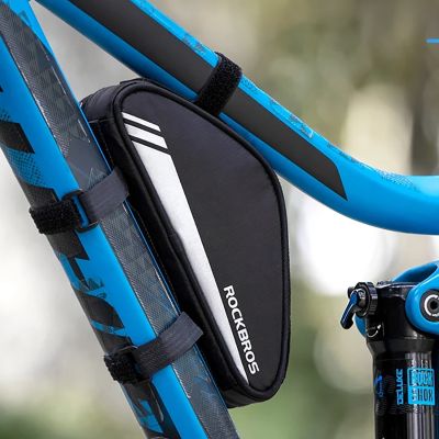 11. Rockbros B55-BK bicycle bag for frame 0.7 l - black