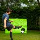 8. VIRTUFIT FOOTBALL GOAL WITH SHOOTING MAT - 215 X 150 CM