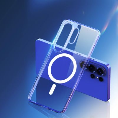 11. Dux Ducis Clin Mag Case Compatible with MagSafe for Samsung S26 Ultra - Transparent