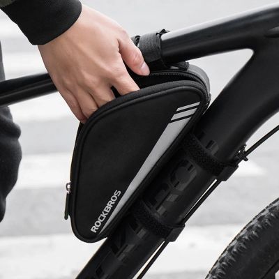 7. Rockbros B55-BK bicycle bag for frame 0.7 l - black
