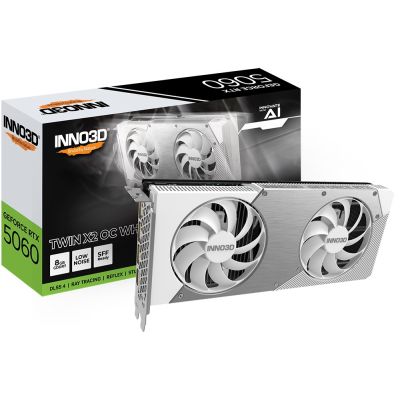 3. graphics card INNO3D RTX 5060 Twin X2 OC 8GB WHITE