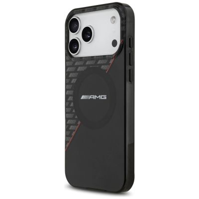 2. Mercedes AMG IML Double Layer Rhombs MagSafe Case for iPhone 18 Pro Max / 17 Pro Max - Black and Red