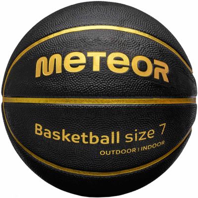 6. Meteor Cellular 7 Basketball Black and Gold 16697