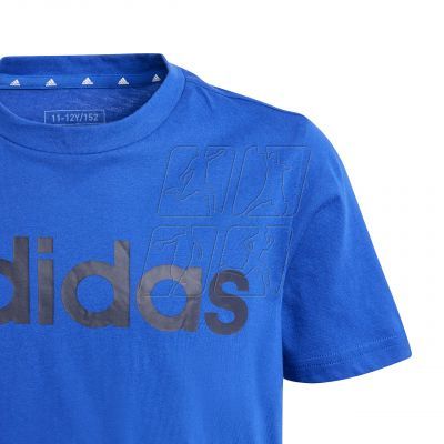 4. adidas Essentials Linear Logo Cotton Tee Jr IB4090