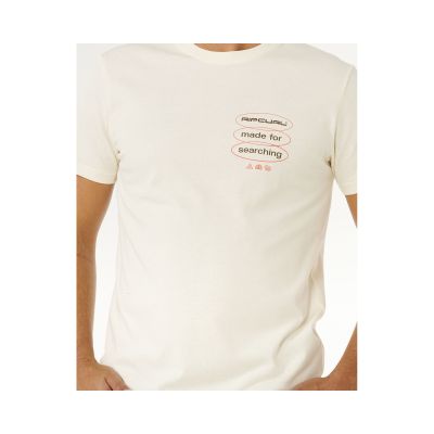 5. Men's RIP CURL Vaporcool Search 3 Stacks Tee White