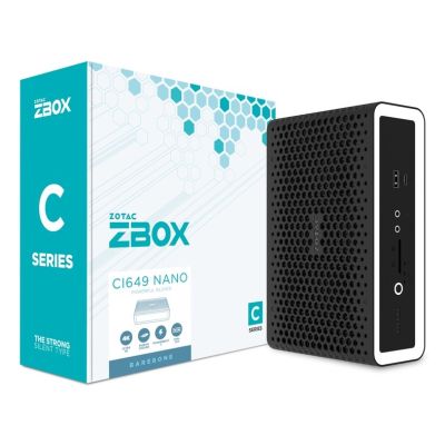 6. Zotac ZBOX CI649 NANO PC Size 1.8L Black, White Intel SoC i5-1335U 1.3 GHz