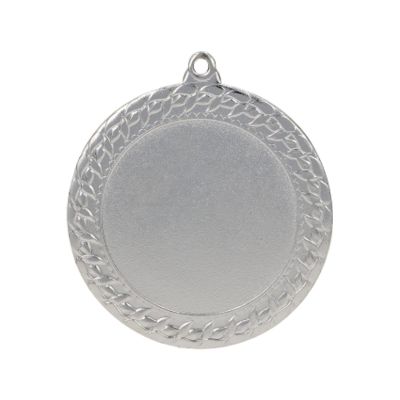 6. Silver medal with space for a 50 mm emblem - steel medal