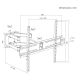 8. MACLEAN TV MOUNT 32-70''MAX VESA 400X400, 32-70", UP TO 40KG, BLACK, TILT ADJUSTMENT +12°~-12° I