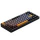 3. Machenike K600-B82W Wireless Mechanical Backlit Gaming Keyboard GR Silver Switch - Black