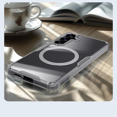 8. Nillkin Nature TPU Pro Magnetic Case with MagSafe for Samsung S25+ - White
