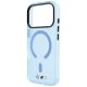 6. BMW M IML Frosted Metal Logo & Trims MagSafe Case for iPhone 17 Pro Max / 18 Pro Max - Blue