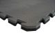 3. Exercise Mat with Safety Certificate - Puzzle 1x1m - Black - Gray 2 cm