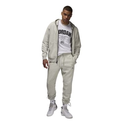 3. Air Jordan Sport Hoop Fleece Dri-FIT Men's Pants Gray - FV8604-050