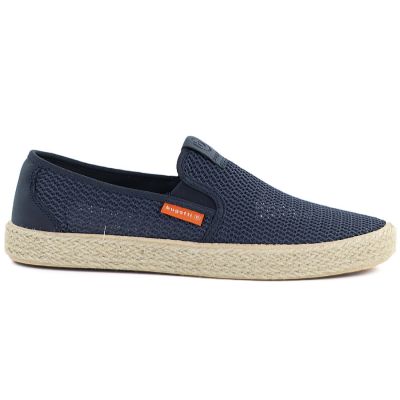 2. Men's slip-on espadrilles, navy blue, Bugatti TT153055