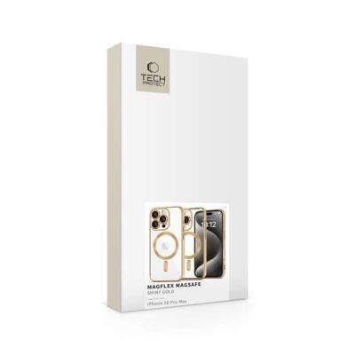2. Tech-Protect MagFlex MagSafe Case for iPhone 16 Pro Max - Gold