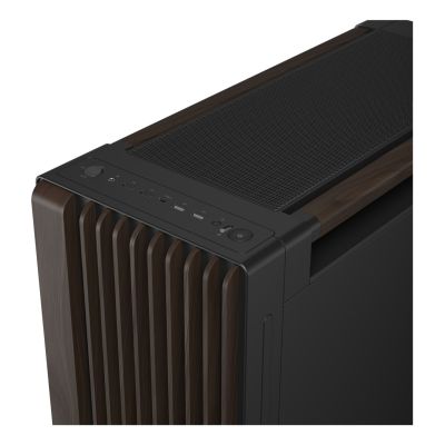 38. ASUS ProArt PA602 Wood Edition Modern Black - Tempered Glass Panel Midi Tower Black, Wood