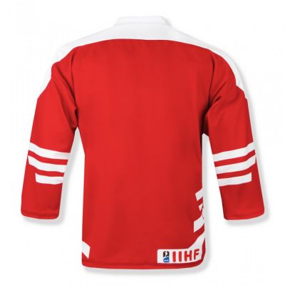 Replica of the PZHL Sr game jersey