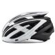 4. Wozinsky MTB Bike Helmet with Removable Visor and Rear USB Light M - Black and White