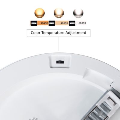 3. LED ceiling panel 7in1 recessed surface-mounted ultra slim 30W 3 colors (WW, NW, CW) Led4U LD142 microwave built-in power supply