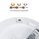 3. LED ceiling panel 7in1 recessed surface-mounted ultra slim 30W 3 colors (WW, NW, CW) Led4U LD142 microwave built-in power supply