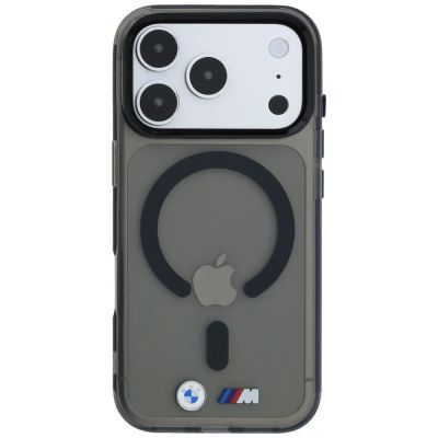 3. BMW M IML Glossy Metal Logo & Trims MagSafe Case for iPhone 18 Pro Max / 17 Pro Max - Black
