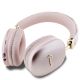 2. Guess GCube Metallic Script Logo Headphones - Pink