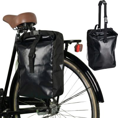 WATERPROOF REAR BIKE BAG FOR TRUNK, BLACK 13.5L XQMAX PRO