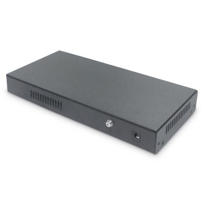 11. Managed L2 Switch with 8 Gigabit PoE Ports and 2 SFP Ports