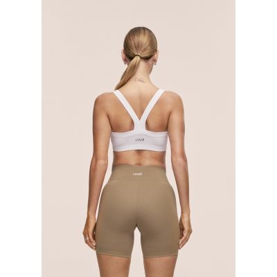 6. CASALL Women's Defined Rib Sport Top White
