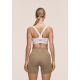 6. CASALL Women's Defined Rib Sport Top White