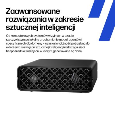 48. HP ZGX Nano G1n AI GB10 128 GB LPDDR5x-SDRAM 4 TB SSD Linux Mini PC AI Workstation, AI PC Black
