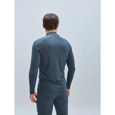 3. POC M's Layer Merino Mock Neck Jersey Gray
