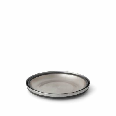 2. Sea To Summit Detour Camping Dish Round Silicone, Stainless Steel Foldable 1 Person Personal