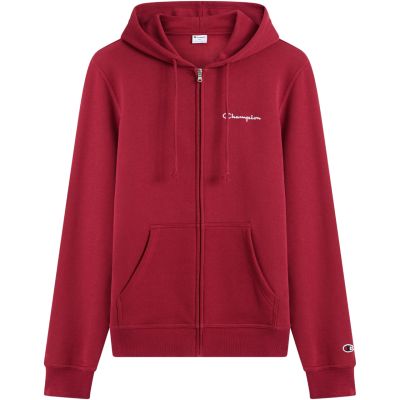 2. Men's Champion Hooded Full Zip Sweatshirt Red 221794 RS508