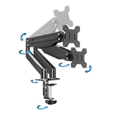7. ESPERANZA GAS MOUNT FOR 2 MONITORS MACHE ERW020