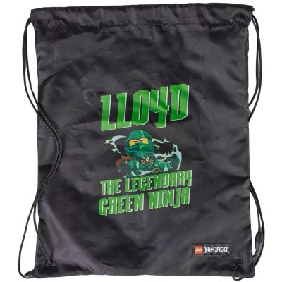 4. LEGO Ninjago Drawstring Bag 20286-2508 Black One size