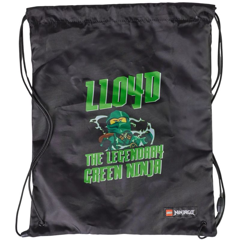 4. LEGO Ninjago Drawstring Bag 20286-2508 Black One size