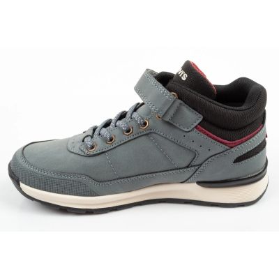 3. Levi's children's shoes youth Sierra ankle boots with Velcro