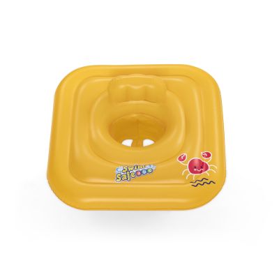 7. Bestway 32050 Swim Safe Wondersplash Square 3-Ring Baby Boat 92800497000
