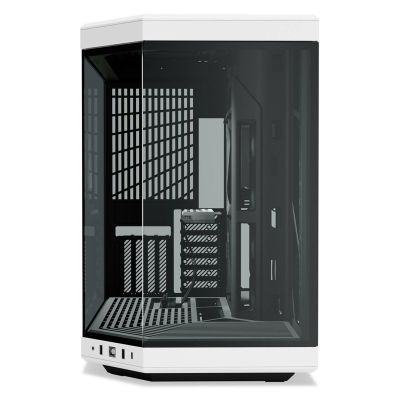 6. HYTE Y70 Midi Tower Black, White