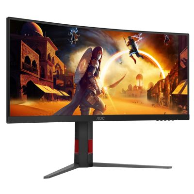 43. AOC CU34G4Z 34-inch monitor, Fast VA, WQHD 21:9, 240 Hz, 1 ms, 3440 x 1440 pixels, 450 cd/m2, HDMI ports: 2, black