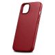 7. iCarer Case Leather case cover made of natural leather for iPhone 14 Plus red (compatible with MagSafe)
